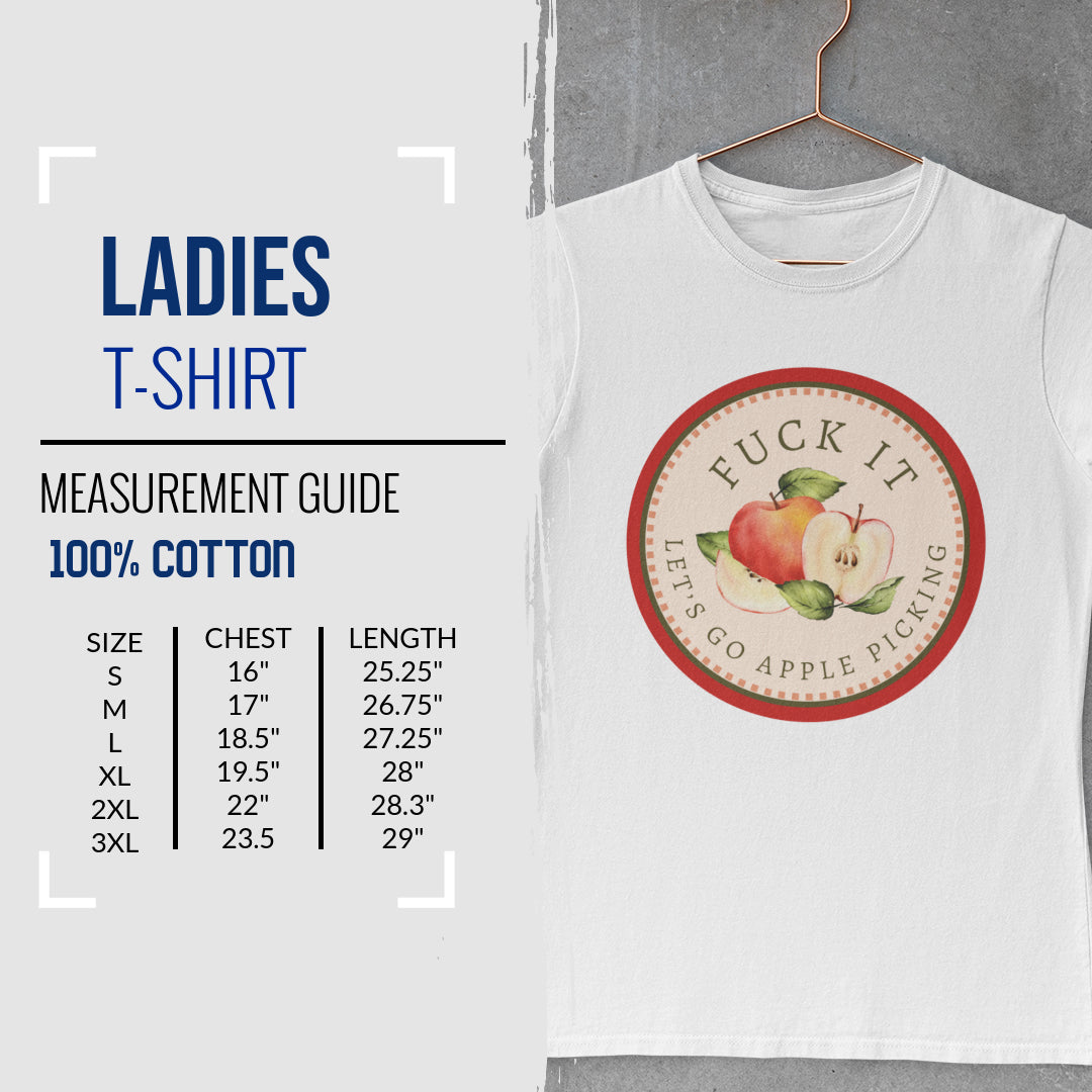 Let's Go - Apple Picking T-Shirt 100% Soft Cotton, Fall, Humor, inappropriate shirts, rude shirts, Y2k Shirt, Fall Festivities
