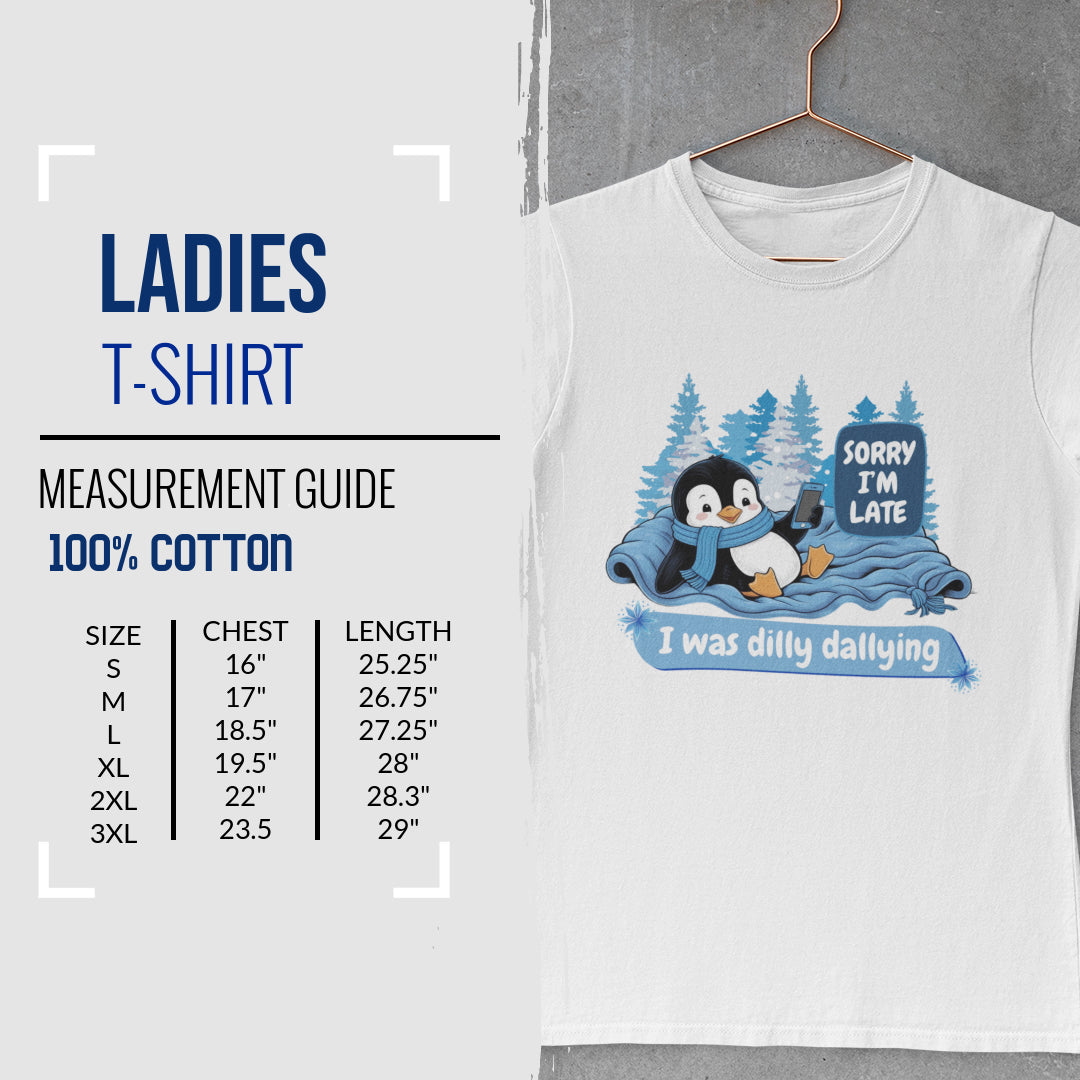 Sorry i'm late, Soft Graphic T-Shirt Cotton, Humor, Dilly Dally, inappropriate shirts, Y2k Shirt, 90's Shirt, Animal humor